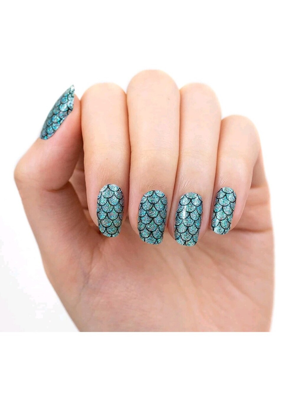 Color Street 100% Real Nail Polish Strips 16 Mermaid Brigade - Retired